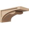 Ekena Millwork 11"W x 22"D x 11"H Wide Viola Rough Cedar Woodgrain TimberThane Corbel, Primed Tan CORUR11X22X11VIORCPR - alternate 1